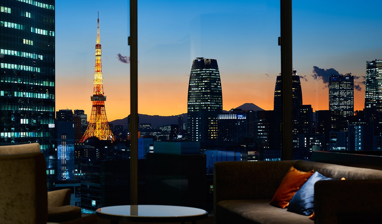三井ガーデンホテル銀座プレミア 客室からの東京タワー