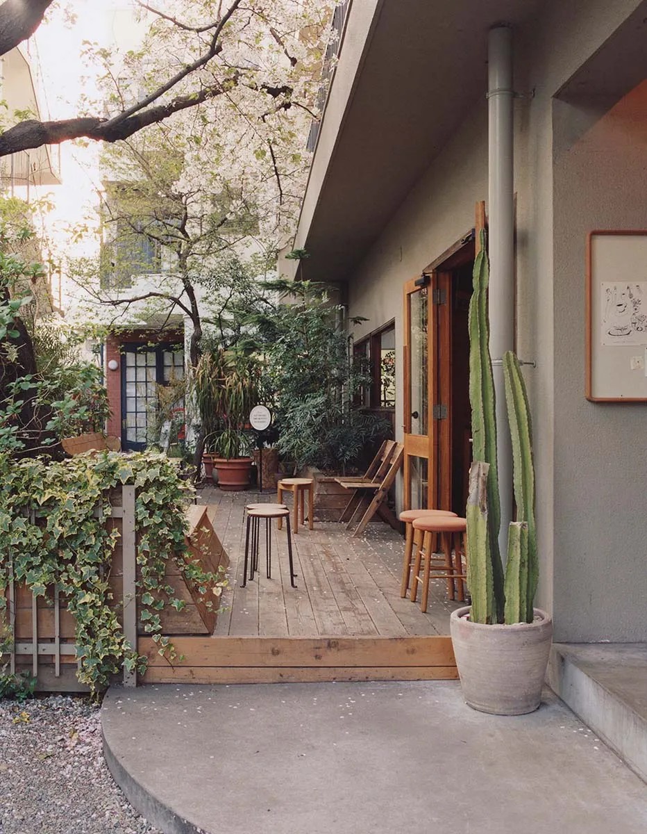 PADDLERS COFFEE カフェの屋外席