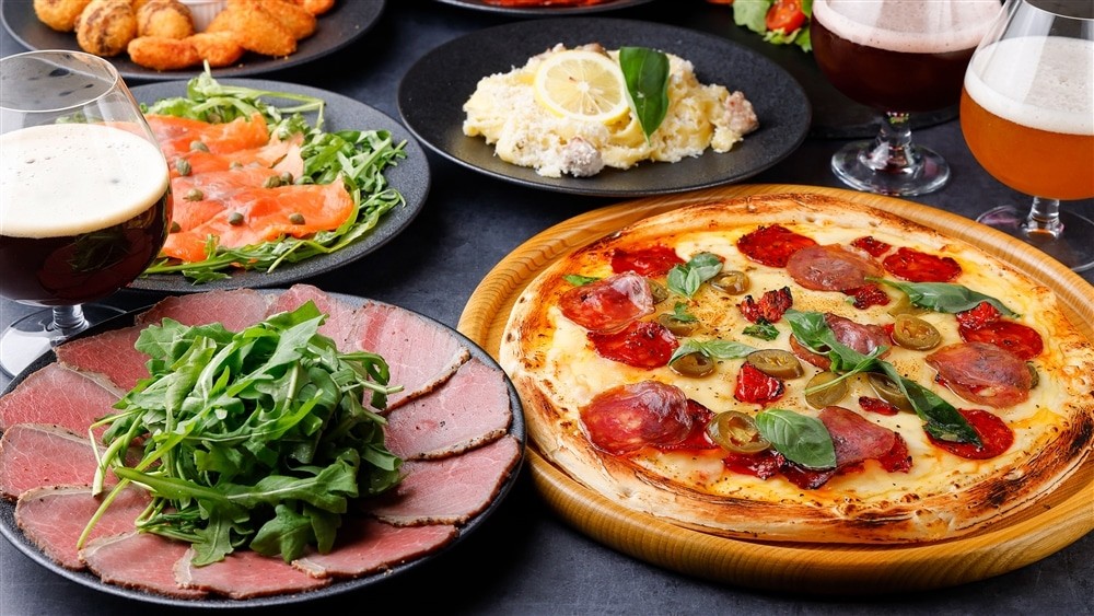 7clover 料理の盛り合わせ